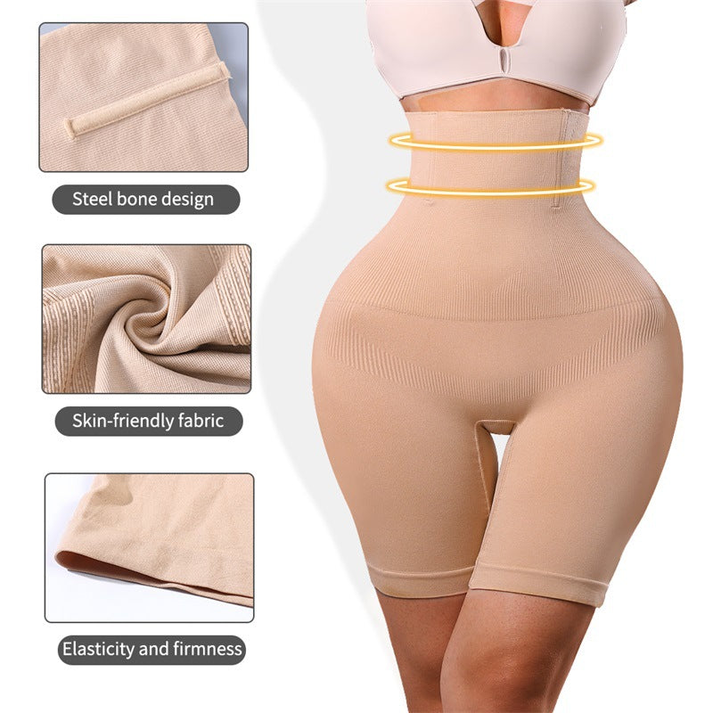 Hanitii Women Hip Control Bodysuits Slimming Belly Trousers Fitness Pants HABS034