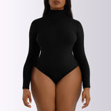 Hanitii Shapewear for Women Tummy Control Autumn Hign Collar Bodysuits HABS012