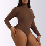 Hanitii Shapewear for Women Tummy Control Autumn Hign Collar Bodysuits HABS012