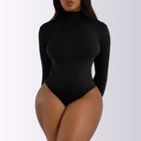 Hanitii Shapewear for Women Tummy Control Autumn Hign Collar Bodysuits HABS012