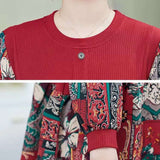 Hanitii 2023 New Style Women Loose Blouse Casual Clothes Flower Print Tops HATP028