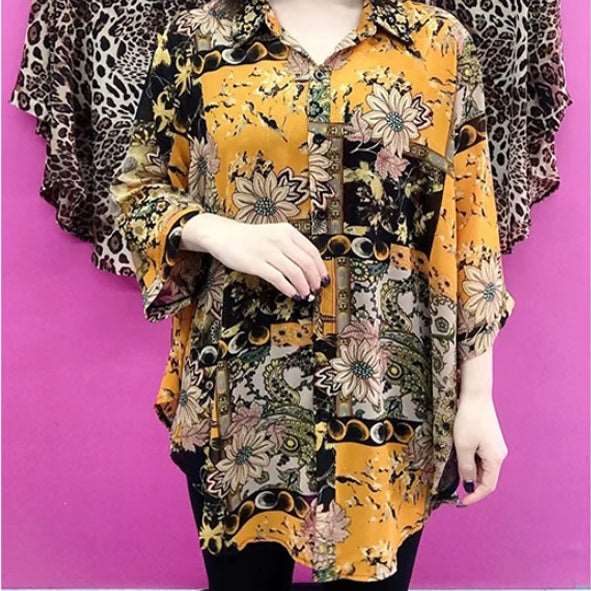 Hanitii Summer Loose Blouse Suit Women's Plus Size Clothes HASU002 –  HanitiiPearls