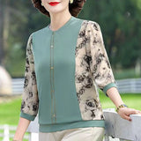 Hanitii Foral Women Blouse Button Casual Clothes Tops HATP046