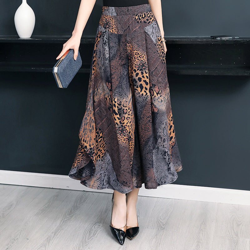 HANITII High-Waisted Wide-leg Pants