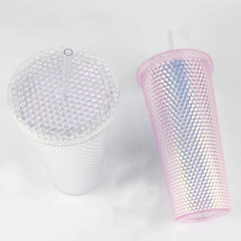 Hanitii Starbucks Studded Water Cup with Straw