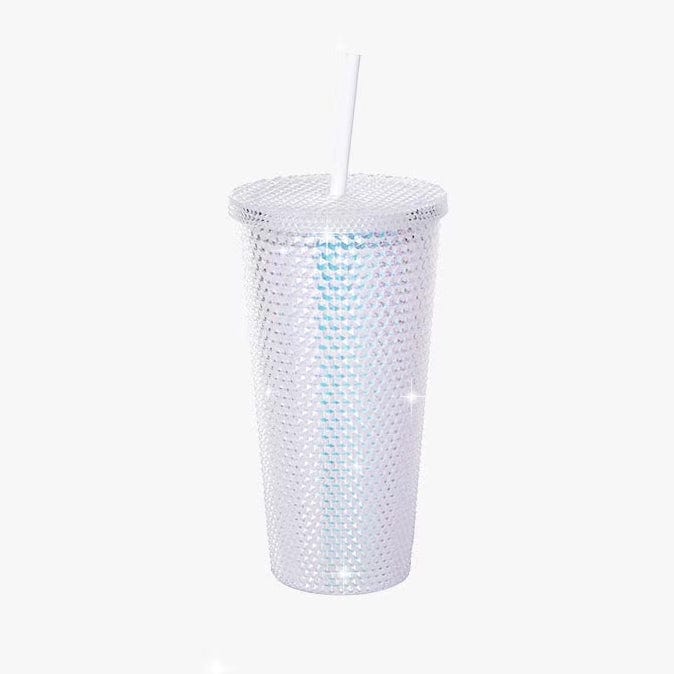 Hanitii Starbucks Studded Water Cup with Straw