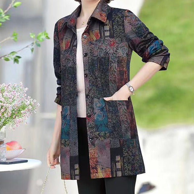 Hanitii Women Coat with Pocket Jackets OverCoats for Spring HATP049